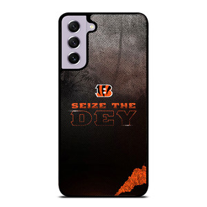 CINCINNATI BENGALS NFL FOOTBALL SEIZE THE DEY Samsung Galaxy S21 FE Case Cover