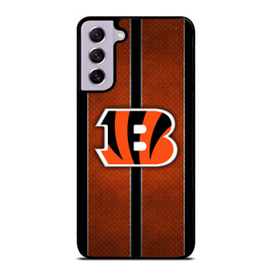 CINCINNATI BENGALS NFL METAL STRIPE Samsung Galaxy S21 FE Case Cover CINCINNATI BENGALS NFL METAL STRIPE Samsung Galaxy S21 FE Case Cover