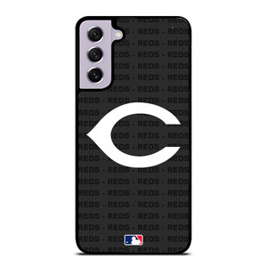 CINCINNATI REDS BASEBALL BLACK Samsung Galaxy S21 FE Case Cover