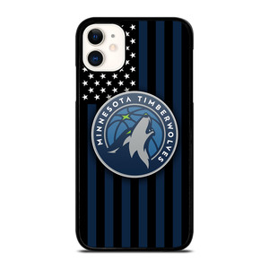 MINNESOTA TIMBERWOLVES NBA USA FLAG iPhone 11 Case Cover MINNESOTA TIMBERWOLVES NBA USA FLAG iPhone 11 Case Cover