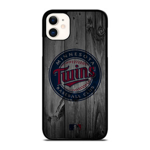 MINNESOTA TWINS BASEBALL MLB WOOD LOGO iPhone 11 Case Cover MINNESOTA TWINS BASEBALL MLB WOOD LOGO iPhone 11 Case Cover