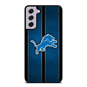 DETROIT LIONS NFL METAL STRIPE Samsung Galaxy S21 FE Case Cover