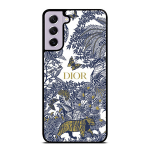 DIOR FLORAL BLUE Samsung Galaxy S21 FE Case Cover