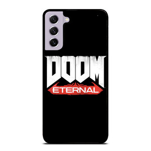 DOOM ETERNAL GAMES LOGO BLACK Samsung Galaxy S21 FE Case Cover