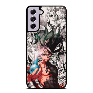 DR STONE ANIME BLACK WHITE Samsung Galaxy S21 FE Case Cover