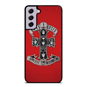 GUNS N ROSES ROCK BAND RED Samsung Galaxy S21 FE Case Cover
