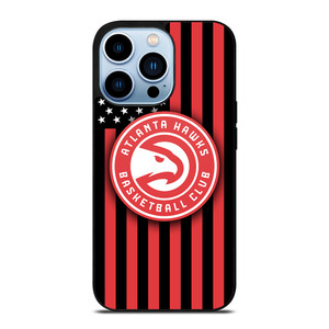 ATLANTA HAWKS NBA USA FLAG iPhone 13 Pro Max Case Cover