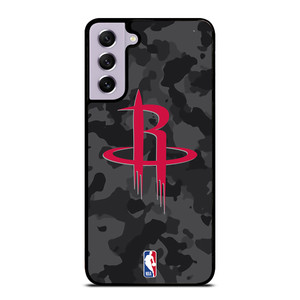 HOUSTON ROCKETS BLACK CAMO Samsung Galaxy S21 FE Case Cover