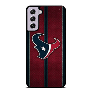 HOUSTON TEXANS NFL METAL STRIPE Samsung Galaxy S21 FE Case Cover
