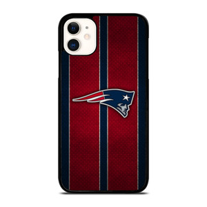 NEW ENGLAND PATRIOTS NFL METAL STRIPE iPhone 11 Case Cover