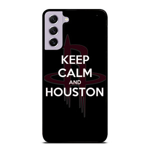 KEEP CALM AND GO HOUSTON ROCKETS Samsung Galaxy S21 FE Case Cover