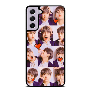 KIM TAE HYUNG V BTS BANGTAN BOYS COLLAGE Samsung Galaxy S21 FE Case Cover