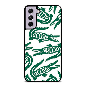 LACOSTE PATTERN Samsung Galaxy S21 FE Case Cover LACOSTE PATTERN Samsung Galaxy S21 FE Case Cover