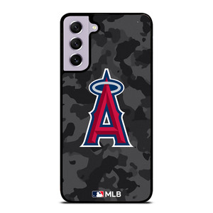 LOS ANGELES ANGELS BASEBALL BLACK CAMO Samsung Galaxy S21 FE Case Cover