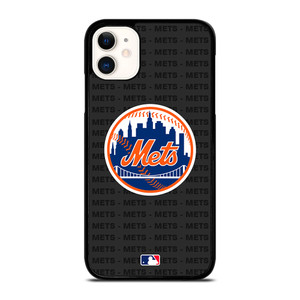 NEW YORK METS BASEBALL BLACK iPhone 11 Case Cover