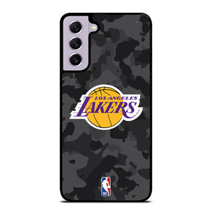 LOS ANGELES LAKERS BLACK CAMO Samsung Galaxy S21 FE Case Cover