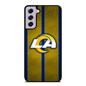 LOS ANGELES RAMS NFL METAL STRIPE Samsung Galaxy S21 FE Case Cover