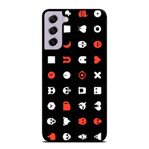 LOVE DEATH AND ROBOTS PATTERN Samsung Galaxy S21 FE Case Cover