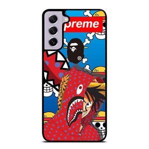 LUFFY ONE PIECE SUPREME BAPE Samsung Galaxy S21 FE Case Cover