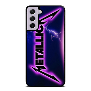 METALLICA ROCK BAND VIOLET LIGHTNING Samsung Galaxy S21 FE Case Cover
