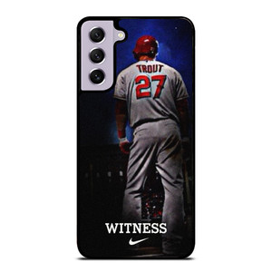 MIKE TROUT LOS ANGELES ANGELS MLB 2 Samsung Galaxy S21 FE Case Cover