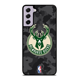 MILWAUKEE BUCKS BLACK CAMO Samsung Galaxy S21 FE Case Cover