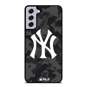 NEW YORK YANKEES BASEBALL BLACK CAMO Samsung Galaxy S21 FE Case Cover