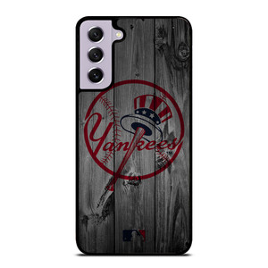 NEW YORK YANKEES BASEBALL MLB WOOD LOGO Samsung Galaxy S21 FE Case Cover