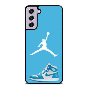 NIKE AIR JORDAN BLUE Samsung Galaxy S21 FE Case Cover NIKE AIR JORDAN BLUE Samsung Galaxy S21 FE Case Cover