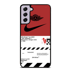 NIKE AIR JORDAN OFF WHITE LOGO Samsung Galaxy S21 FE Case Cover NIKE AIR JORDAN OFF WHITE LOGO Samsung Galaxy S21 FE Case Cover