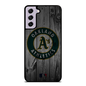 OAKLAND ATHLETICS BASEBALL MLB WOOD LOGO Samsung Galaxy S21 FE Case Cover