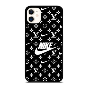 NIKE X LOUIS VUITTON BLACK iPhone 11 Case Cover NIKE X LOUIS VUITTON BLACK iPhone 11 Case Cover