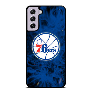 PHILADELPHIA 76ERS BASKETBALL NBA FIRE Samsung Galaxy S21 FE Case Cover