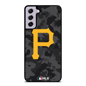 PITTSBURGH PIRATES BASEBALL BLACK CAMO Samsung Galaxy S21 FE Case Cover