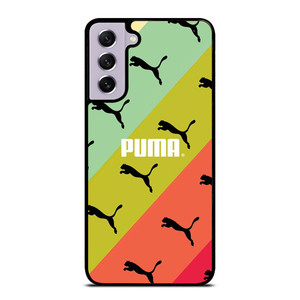 PUMA LOGO STRIPE PATTERN Samsung Galaxy S21 FE Case Cover