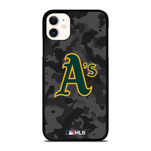 OAKLAND ATHLETICS BASEBALL BLACK CAMO iPhone 11 Case Cover