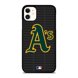 OAKLAND ATHLETICS BASEBALL BLACK iPhone 11 Case Cover OAKLAND ATHLETICS BASEBALL BLACK iPhone 11 Case Cover