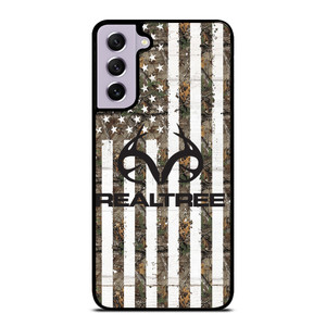 REALTREE AMERICAN FLAG LOGO Samsung Galaxy S21 FE Case Cover