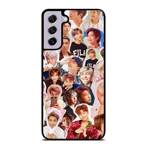 RM KIM NAM JOON BTS BANGTAN BOYS COLLAGE Samsung Galaxy S21 FE Case Cover RM KIM NAM JOON BTS BANGTAN BOYS COLLAGE Samsung Galaxy S21 FE Case Cover