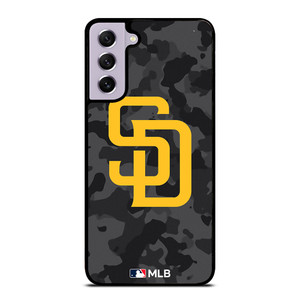 SAN DIEGO PADRES BASEBALL BLACK CAMO Samsung Galaxy S21 FE Case Cover
