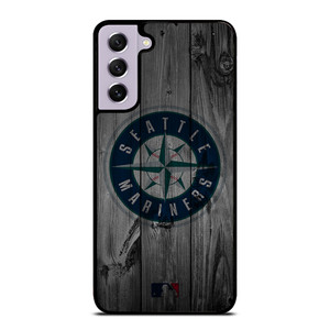 SEATTLE MARINERS BASEBALL MLB WOOD LOGO Samsung Galaxy S21 FE Case Cover