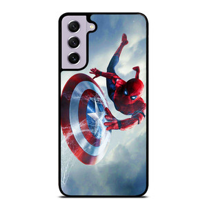 SPIDERMAN X CAPTAIN AMERICA Samsung Galaxy S21 FE Case Cover SPIDERMAN X CAPTAIN AMERICA Samsung Galaxy S21 FE Case Cover