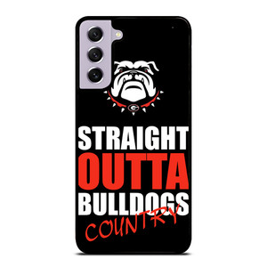 STRAIGHT OUTTA GEORGIA BULLDOGS Samsung Galaxy S21 FE Case Cover STRAIGHT OUTTA GEORGIA BULLDOGS Samsung Galaxy S21 FE Case Cover