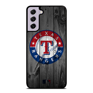 TEXAS RANGERS BASEBALL MLB WOOD LOGO Samsung Galaxy S21 FE Case Cover