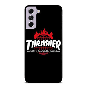 THRASHER HUF WORLDWIDE LOGO Samsung Galaxy S21 FE Case Cover THRASHER HUF WORLDWIDE LOGO Samsung Galaxy S21 FE Case Cover