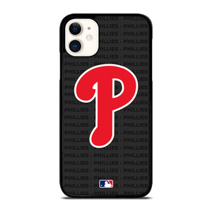 PHILADELPHIA PHILLIES BASEBALL BLACK iPhone 11 Case Cover PHILADELPHIA PHILLIES BASEBALL BLACK iPhone 11 Case Cover
