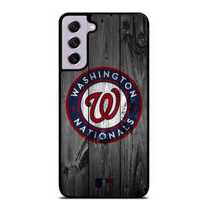 WASHINGTON NATIONALS BASEBALL MLB WOOD LOGO Samsung Galaxy S21 FE Case Cover