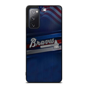 ATLANTA BRAVES MLB LOGO Samsung Galaxy S20 FE Case Cover ATLANTA BRAVES MLB LOGO Samsung Galaxy S20 FE Case Cover