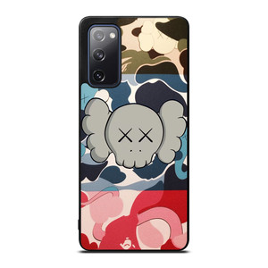 BAPE CAMO KAWS Samsung Galaxy S20 FE Case Cover BAPE CAMO KAWS Samsung Galaxy S20 FE Case Cover