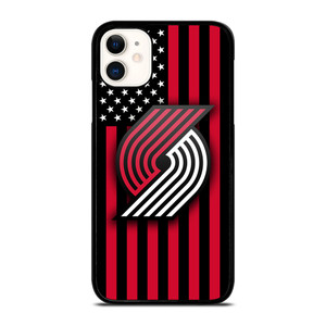 PORTLAND TRAIL BLAZERS NBA USA FLAG iPhone 11 Case Cover PORTLAND TRAIL BLAZERS NBA USA FLAG iPhone 11 Case Cover